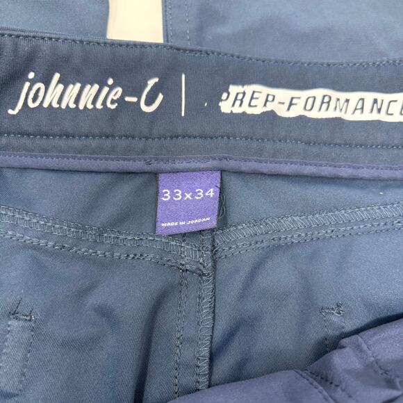 Johnnie-O Prepformance Navy Blue 33x34 5 Pocket Design Pants - Picture 4 of 7